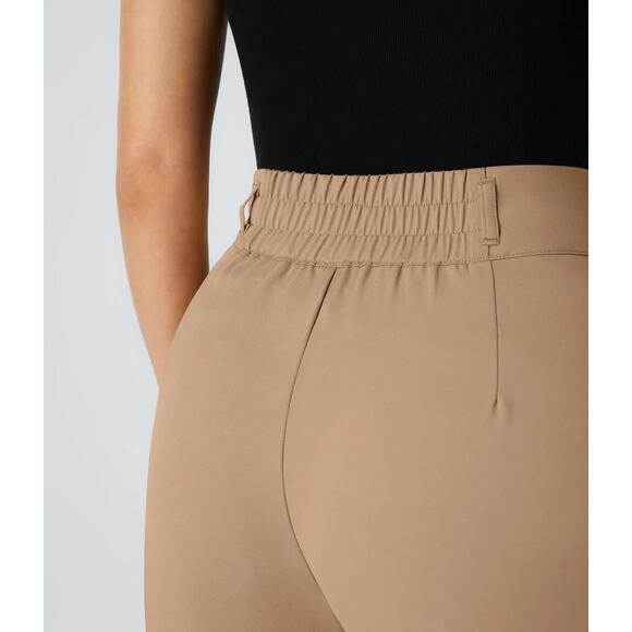 NWT Halara Flex™ High Waisted Shirred Straight Leg Work Pants Size Small Tall - Picture 4 of 7